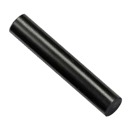 Pcs ABS Plastic Rods 2"x2",ABS Round Stick Round Solid Bar for 2"x12" 1 Black