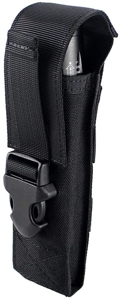 Multiuse Tool Pouch Holster Case with Adjustable Capacity for Holding Flashlight