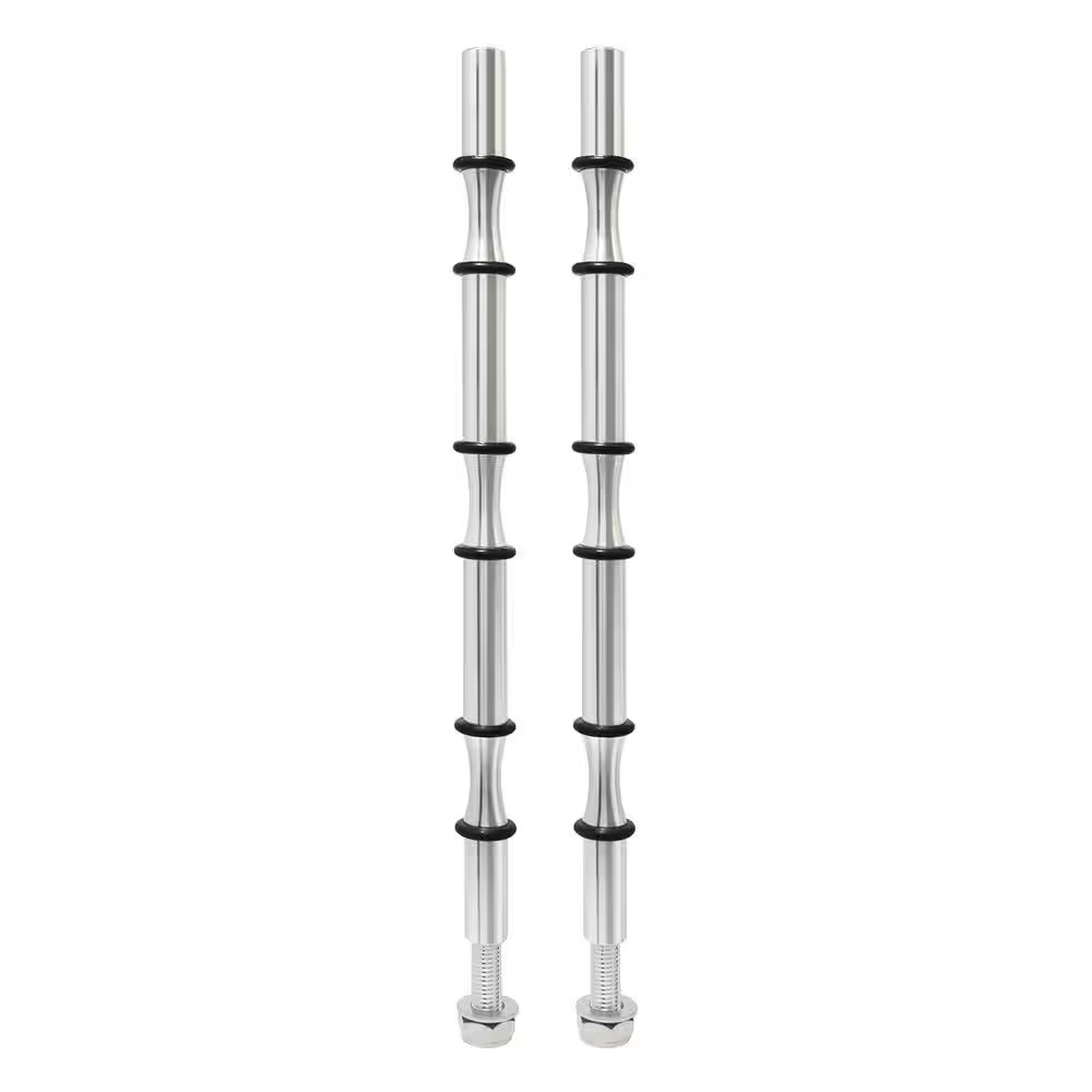3-Bottle Silver Modern Peg Racking