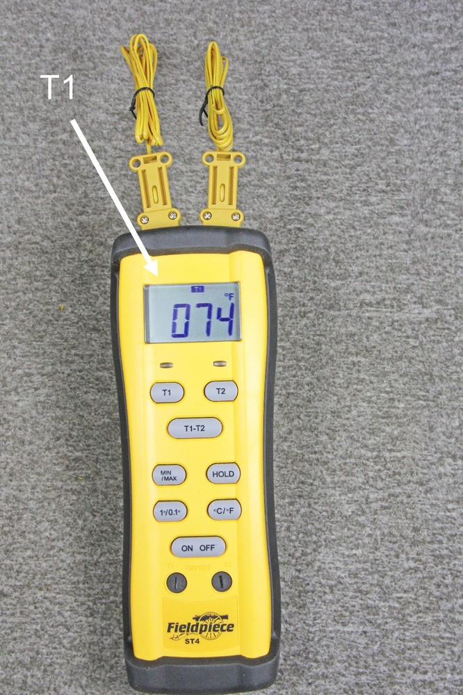 Fieldpiece ST4 Dual Temperature Meter Type K