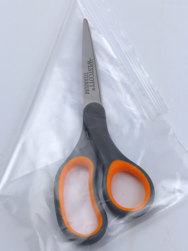 WESTCOTT TITANIUM Bonded 8" Soft Grip Scissors / Shears - NEW!
