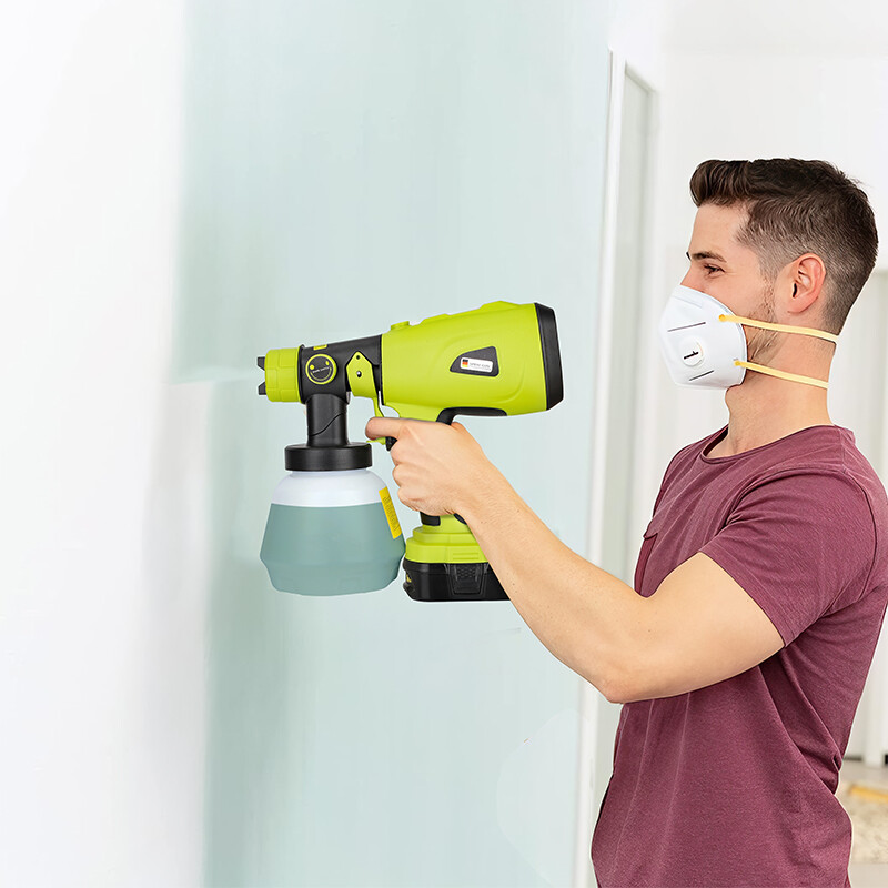 NEW Cordless High Pressure Spray Gun Airless Paint Sprayer For Ryobi 18V Battery