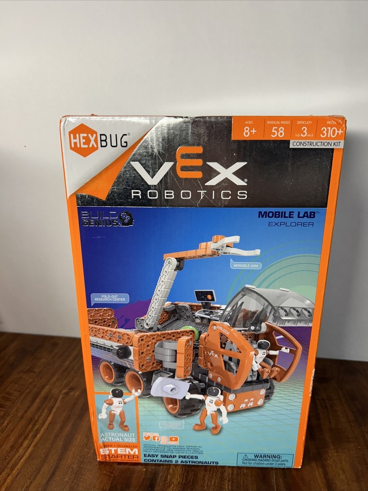 NEW Hexbug Vex Robotics Mobile Lab Explorer Set With Astronauts