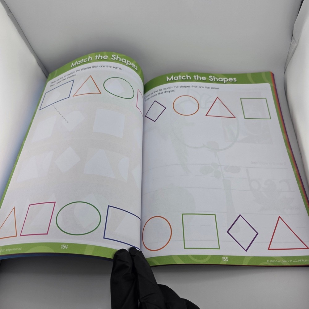 Creative Teaching Materials Lets Get Ready for Preschool Learning Workbook