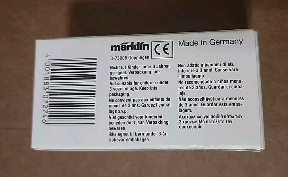 MARKLIN H0 - 7274 - Control Panel / Box - New In Original Box, Never Opened