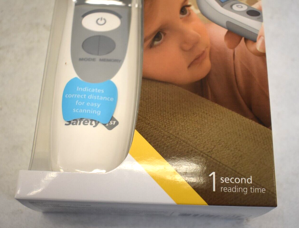 Safety 1st Touch Free Forehead Thermometer 1 Second Read Digital Display
