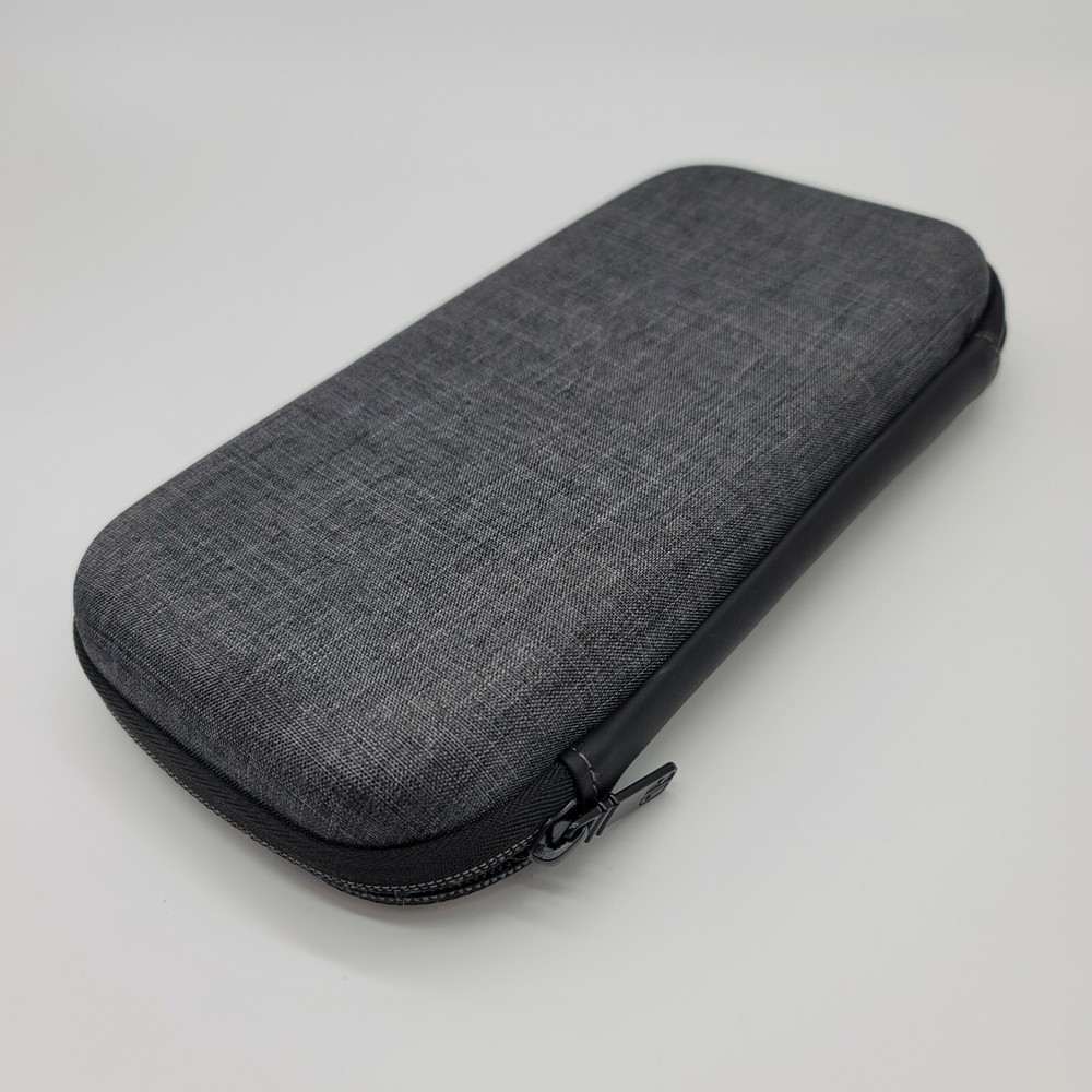 Nintendo Switch Carrying Case Black & Grey w/ Mesh Pocket and Internal Strap