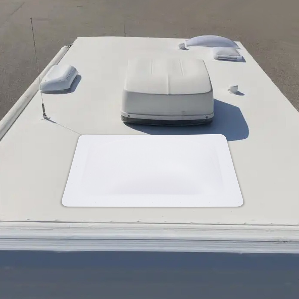 Premium RV Skylight Replacement - Durable White PC Dome for Campers