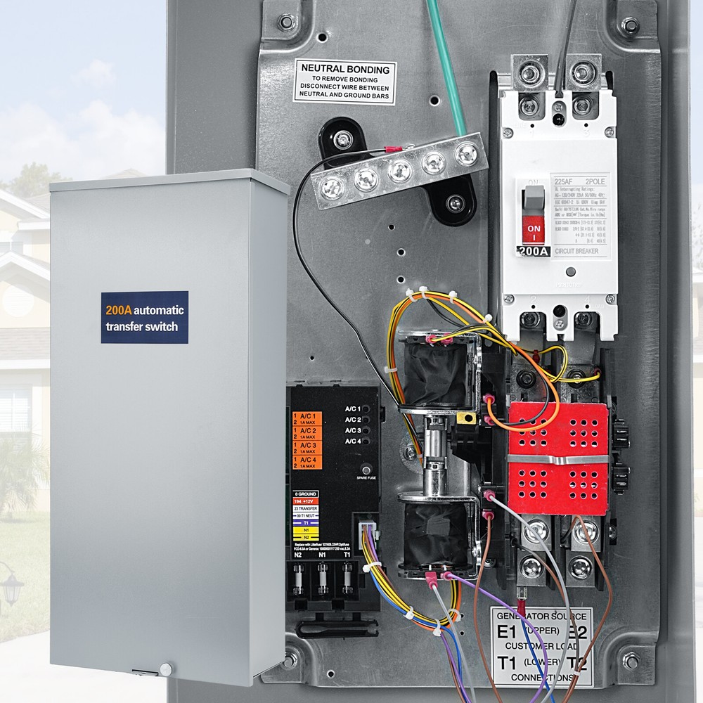 200 Amp Automatic Backup Transfer Switch Outdoor New