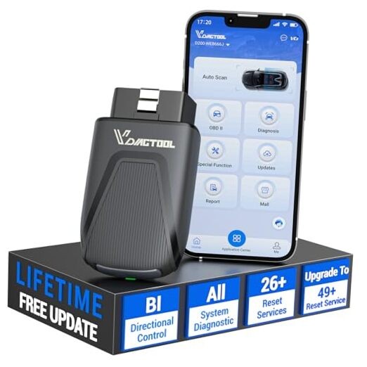 OBD2 Scanner Bluetooth  D200, Bidirectional Scan Tool - Lifetime Free Updates,