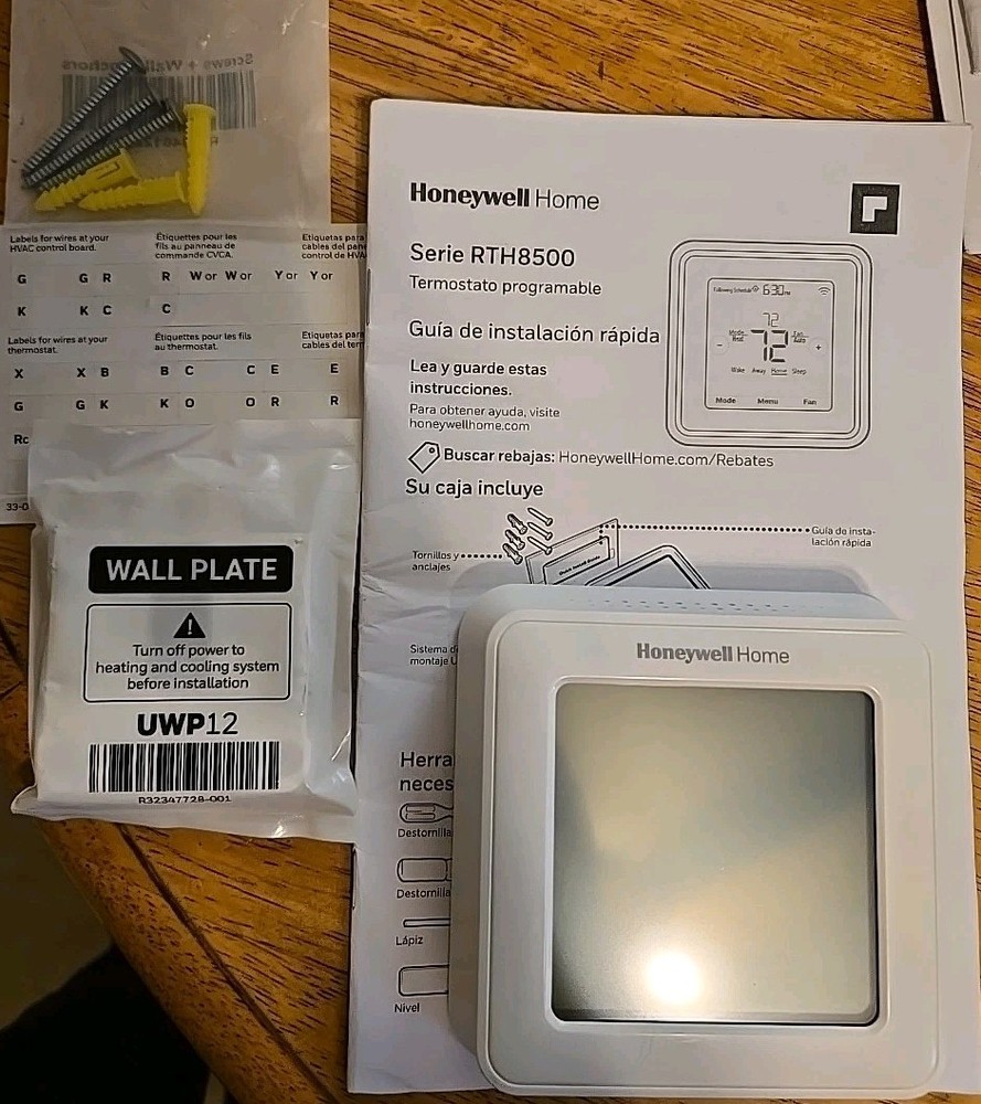 Honeywell Rth8500d  Touchscreen Programmable Thermostat