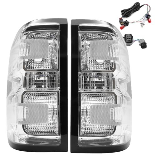Tail Light Assembly Compatible with 2014-2018 Chevy Silverado 1500/2019