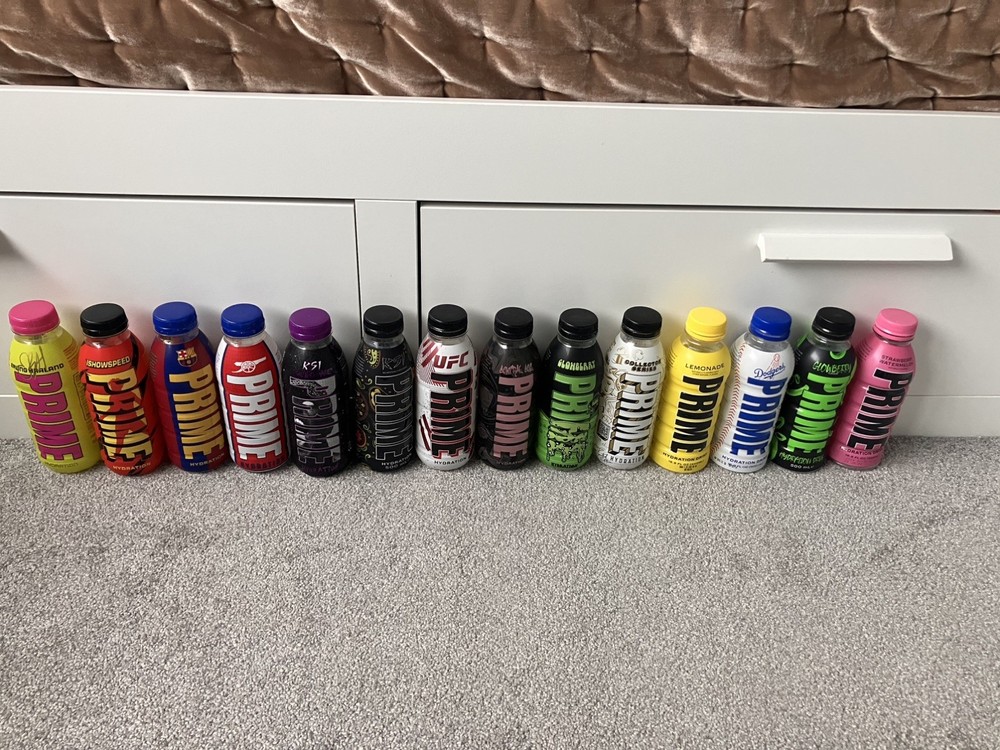 Rare Prime Empty Bottles  Exlusive