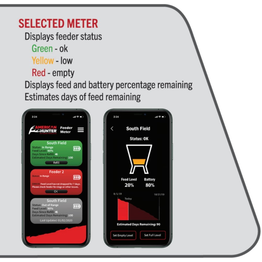 Feeder Meter | Durable Compact Wireless Bluetooth Ultrasonic Accurate Feed Level