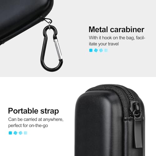 USB Flash Drive Case, USB Storage Case, USB Holder Storage Bag, Thumb Black