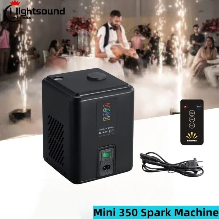 fast ship Mini Cold Spark Machine 350W Stage Spark Effect w/ Remotes