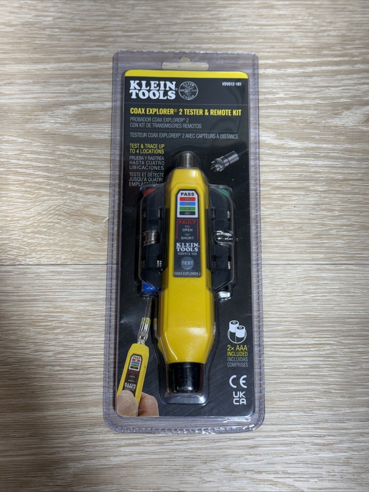 VDV512-101Cable Tester, Coax Explorer® 2 Tester with Remote Kit