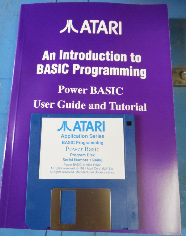 Introduction to Basic Programming Atari/HISOFT 1040/Mega/TT ST NEW Disk