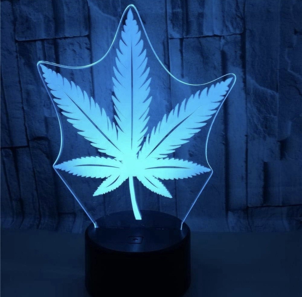 420 Leaf 3D LED Table Lamp/Night Light