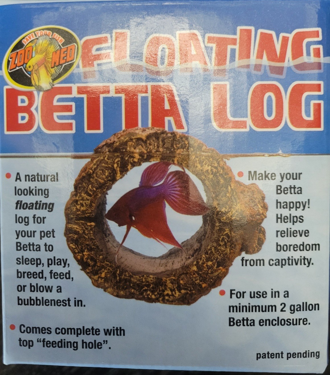 Zoo Med Floating Betta Log