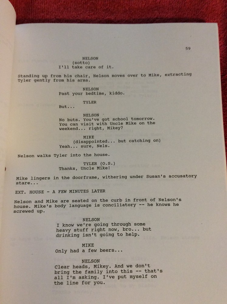 ORIGINAL SCRIPT STYX PETER WELLER BRYAN BROWN ANGUS MACFAYDEN ALEX WRIGHT