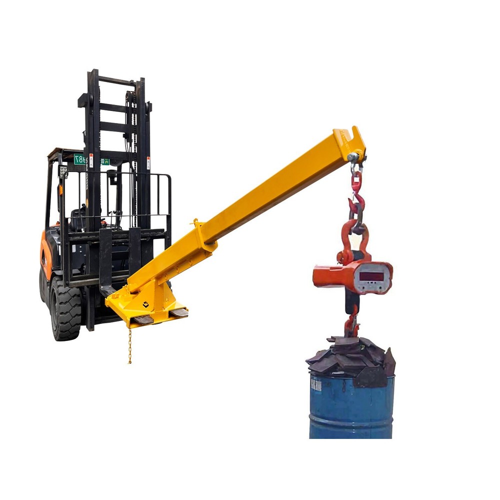 6600lbs Loading Forklift Mobile Crane, Forklift Extension Attachments Crane