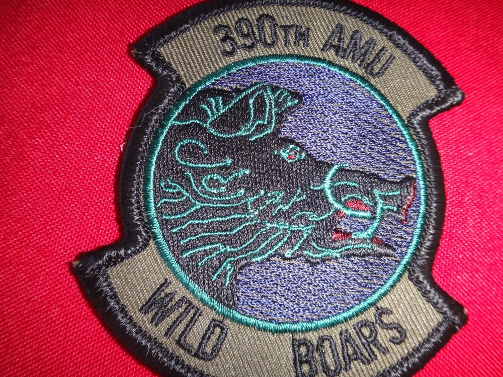 USAF 390th Aircraft Maintenance Unit (AMU) WILD BOARS Patch