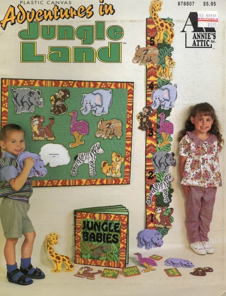 OOP!!! PLASTIC CANVAS ADVENTURES IN JUNGLE LAND SUPER CUTE PROJECTS!!!