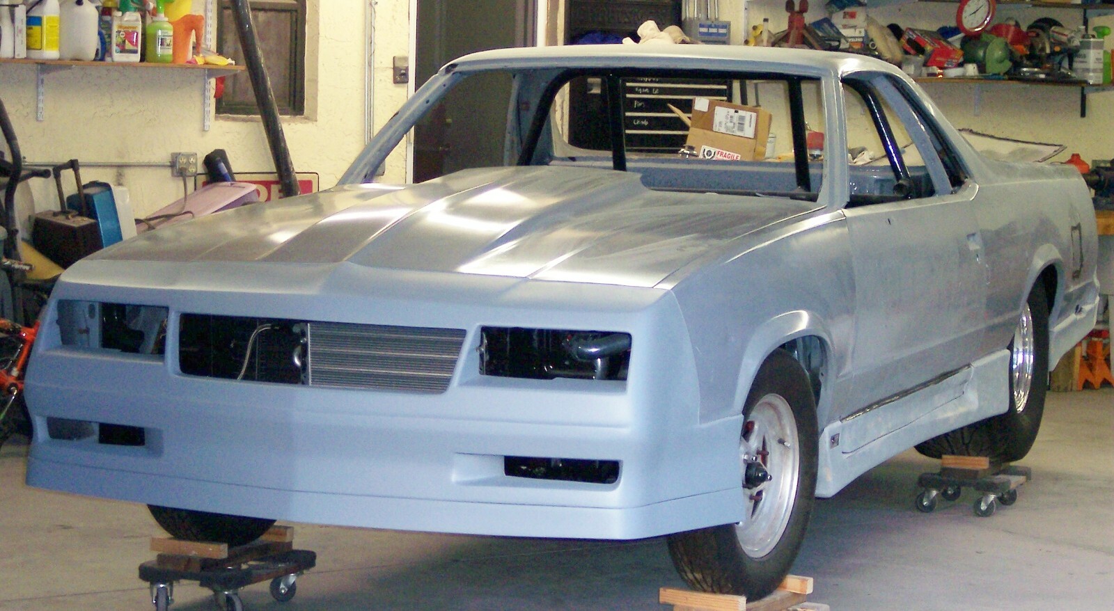 El Camino G-Body Pro Street Drag Tubbed BackHalf 4-Link Chassis Frame Race Ford9