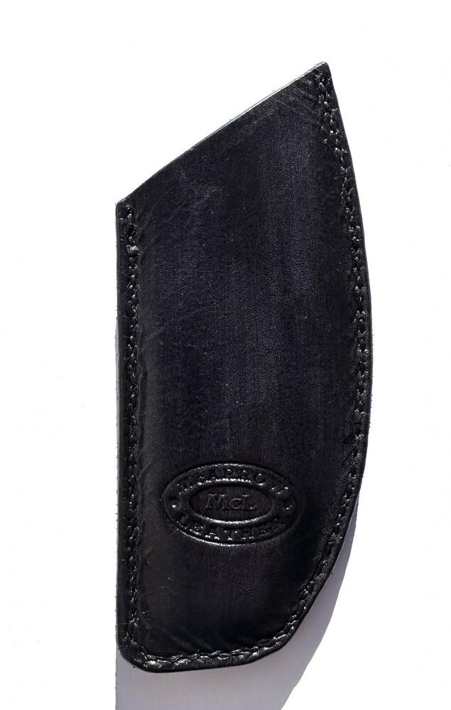 Strider SnG Dark Gray Leather Sheath Handcrafted.