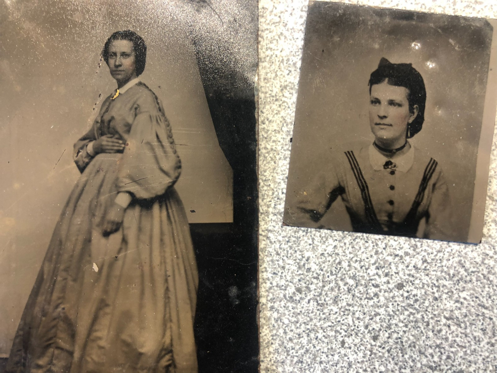 Lot of 11 CIVIL WAR ERA TINTYPE'S - Mixed Lot-Children-Adults-Military c.1860s