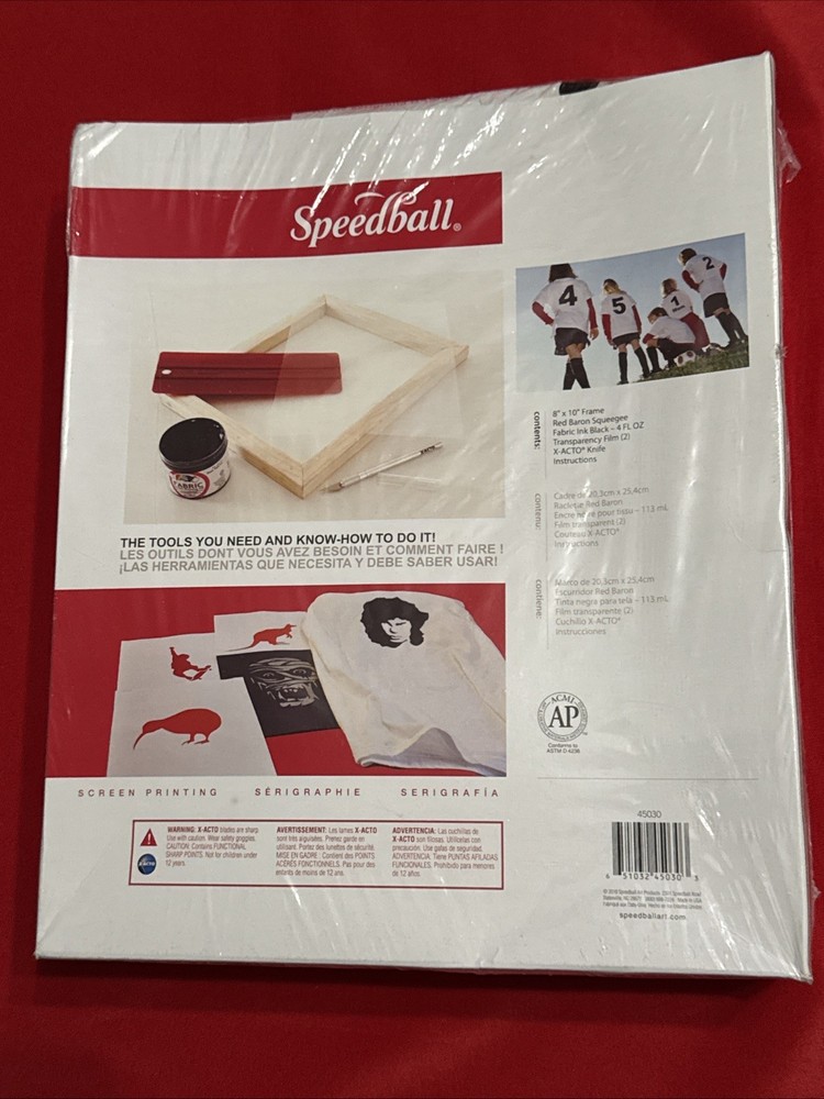 Speedball BASIC Screeen Printing Kit SEALED