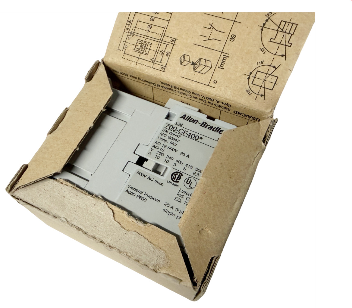 Allen-Bradley 700-CF400D Industrial Control Relay Series A 110/120 VAC 50/60Hz