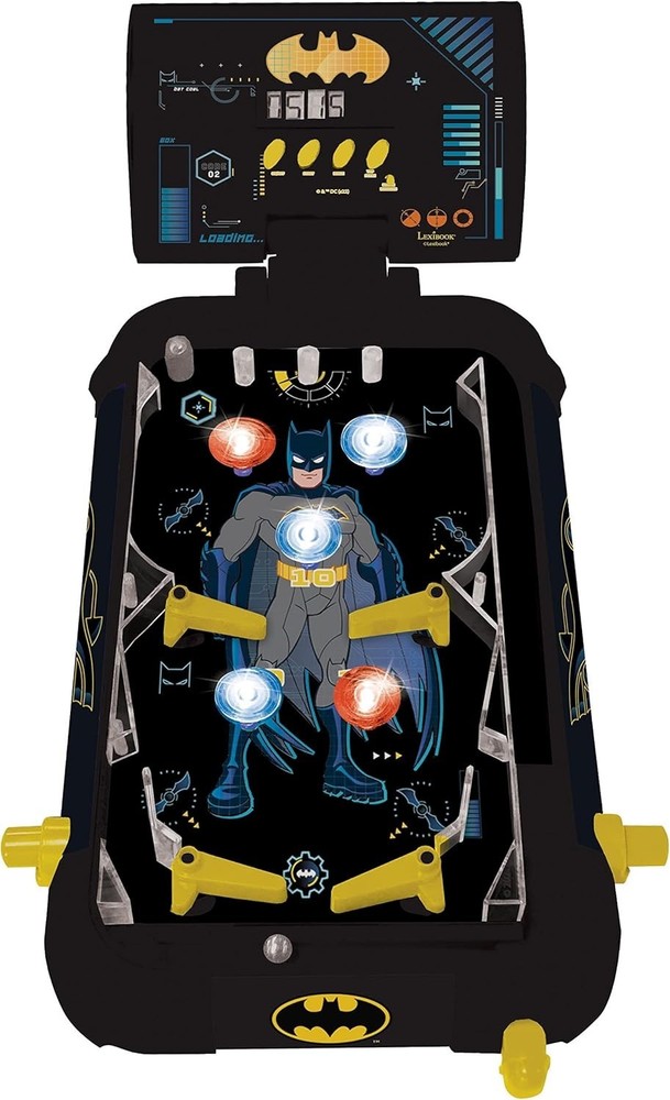 Ultimate Batman Pinball Machine - 4 Games, Digital Score & Luminous Obstacles