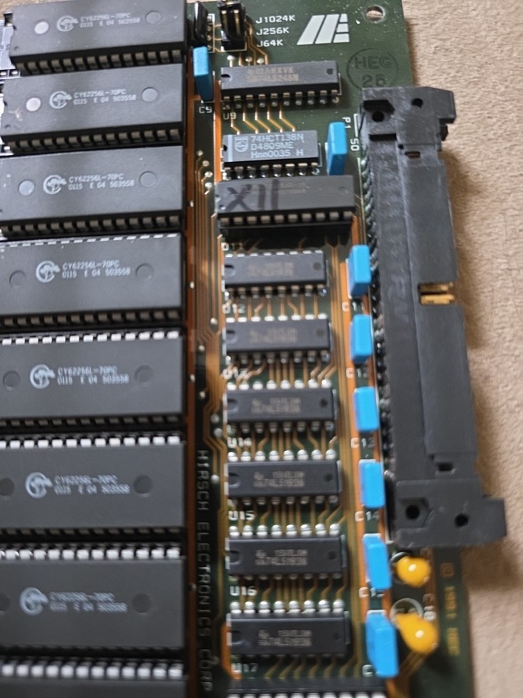 Hirsch Electronics Memory Expansion Board 32K Code 026-0000051 Rev B