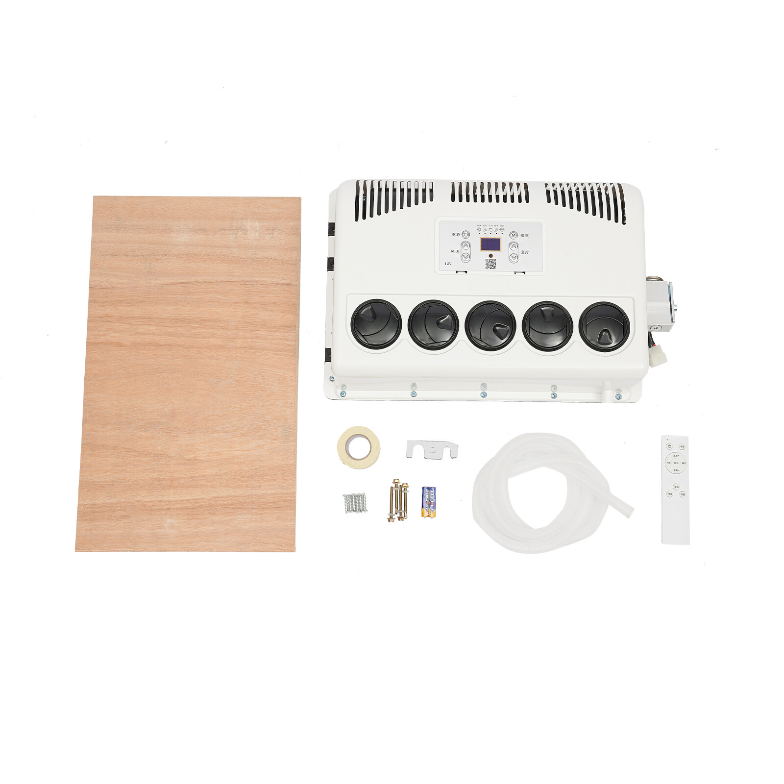 12V 11000 BTU Truck Cab AC Air Conditioner Split Fit Semi Trucks Bus RV Caravan