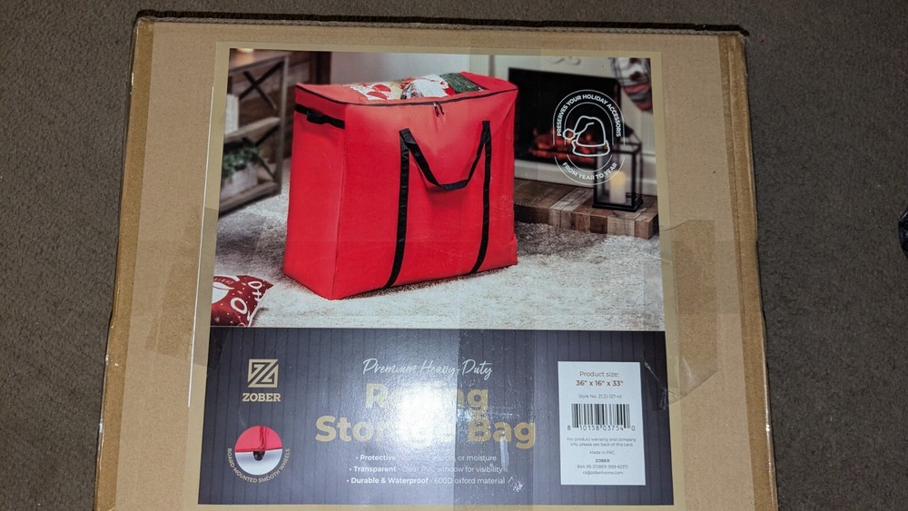 Zober Rolling Storage Bag 36 X 16 X 33