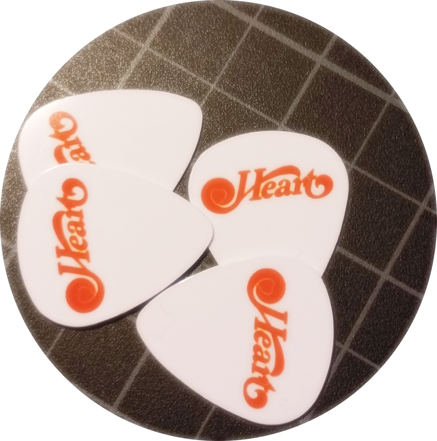 HEART BAND LOGO ANN NANCY WILSON GUITAR PICKS SET OF 4