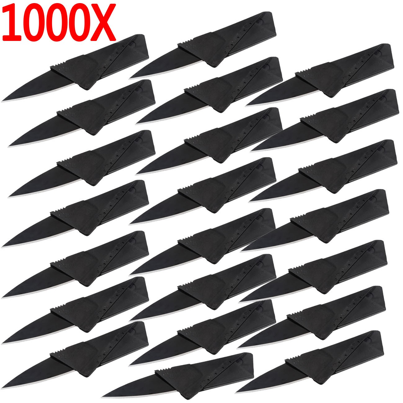 1-1000x Ultra-Thin Folding Pocket Knives Sharp Hunting Knives Credit Cards Knife