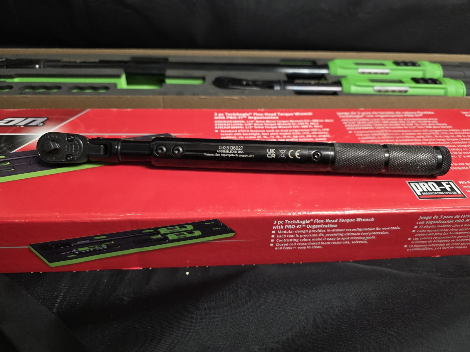 SNAP-ON ATECHFSET02G - TechAngle Flex Head Torque Wrench Set *See Description*