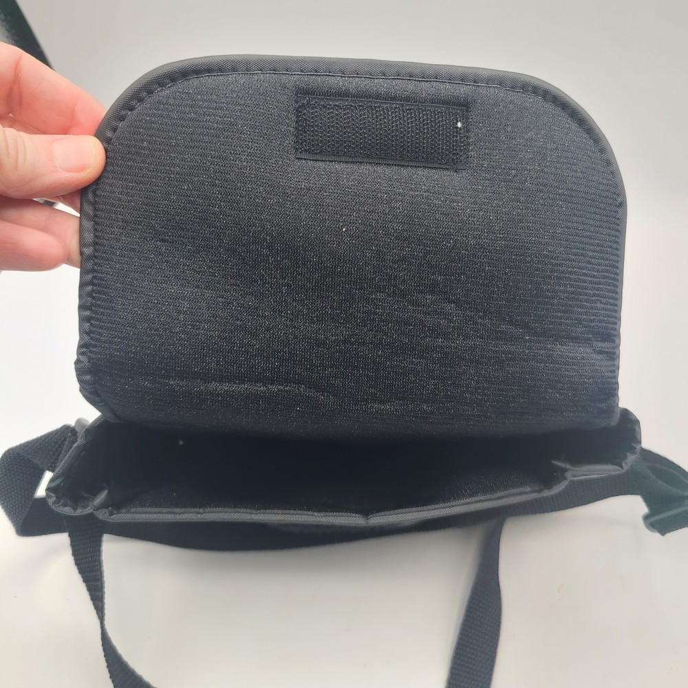 Bushnell Binoculars Soft Case w/ Shoulder Carry Strap Black 7"x6" Case Only
