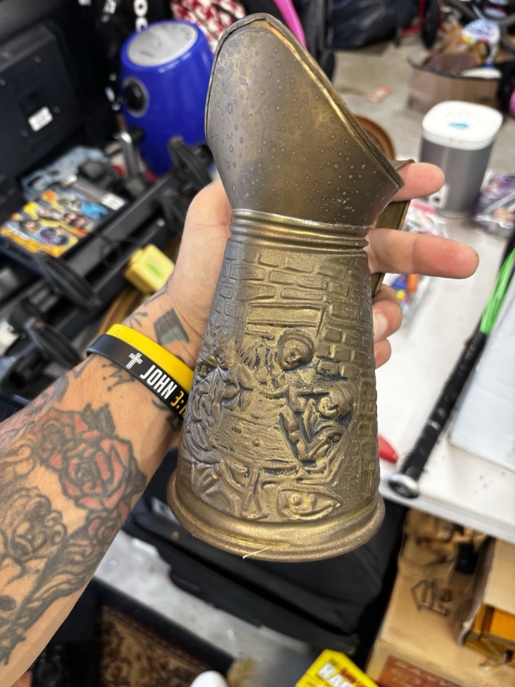 Vintage Brass Water Pitcher Made In England