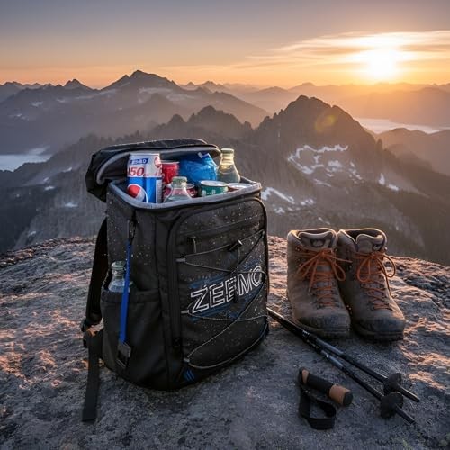 Backpack Cooler for Men, Insulated Leak Proof Lunch Bag, Large Capacity