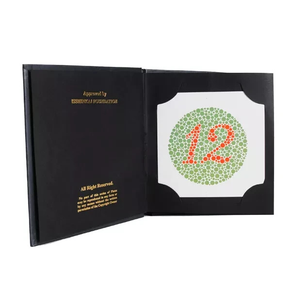 24 Plate Ishihara Test Book for Color Blindness Testing