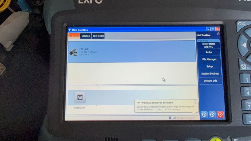 EXFO FTB-1 w/ FTB-880 NetBlazer
