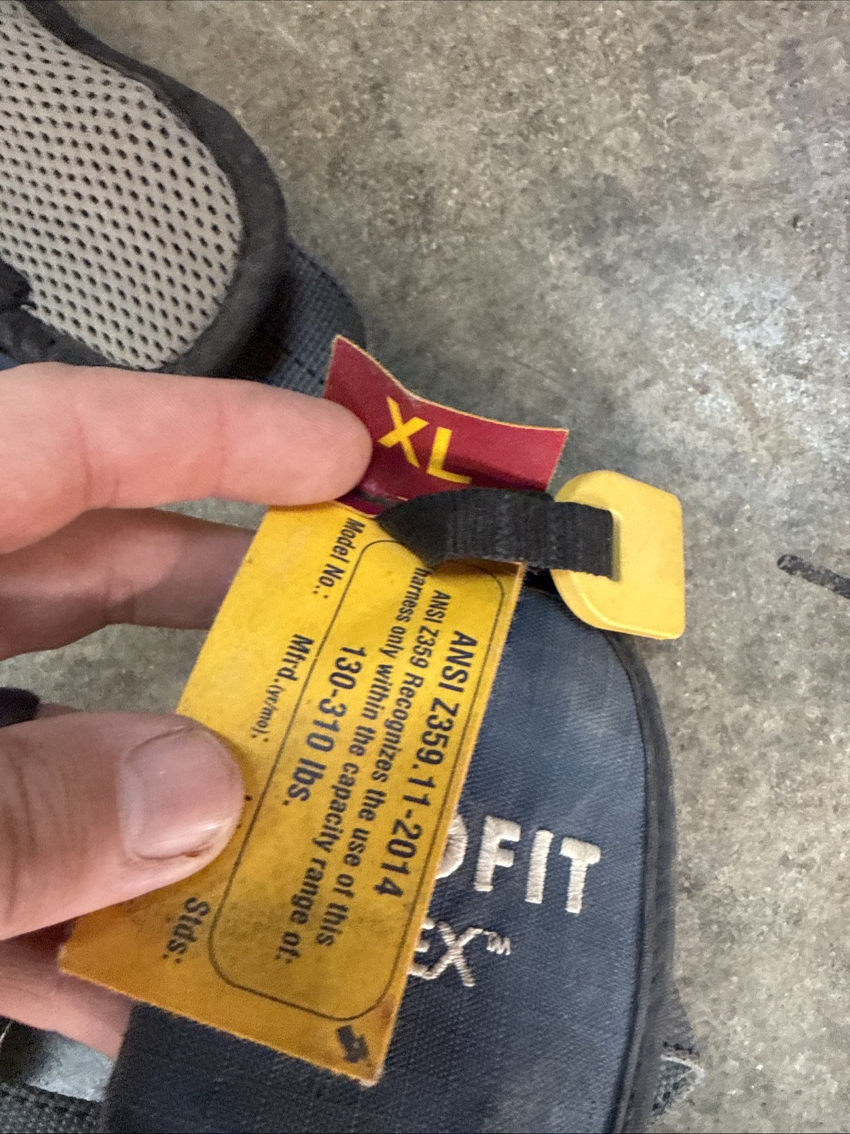 3M DBI-SALA ExoFit NEX Safety Harness With Dual Self-Retracting Lifeline Size XL