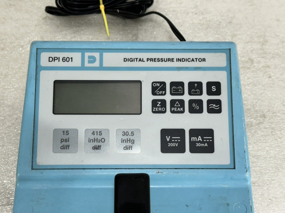 DRUCK DPI 601 /F ~ Digital Pressure Indicator ~ Untested / AS-IS