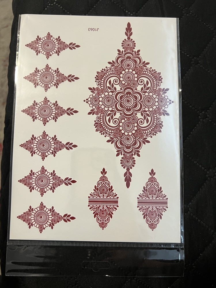 henna stickers