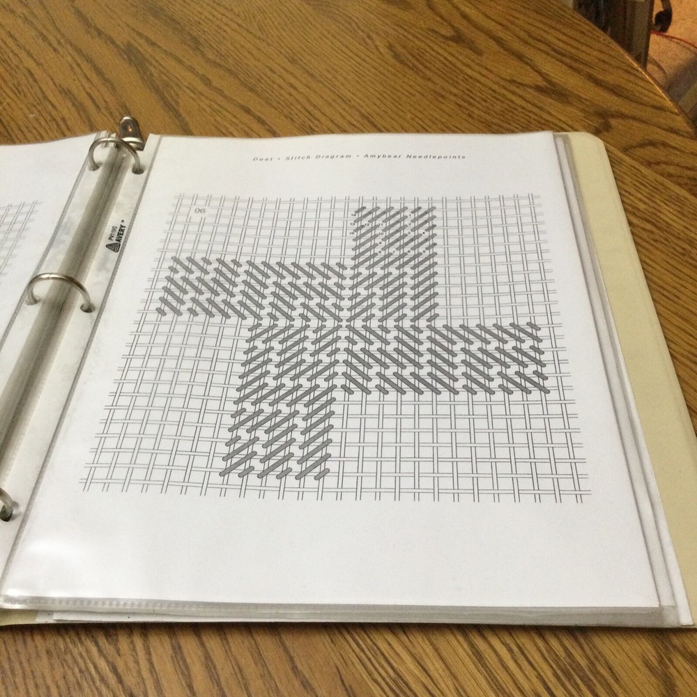 Original Needlepoint Pattern By Amybear (Amy Wolfson) 2005