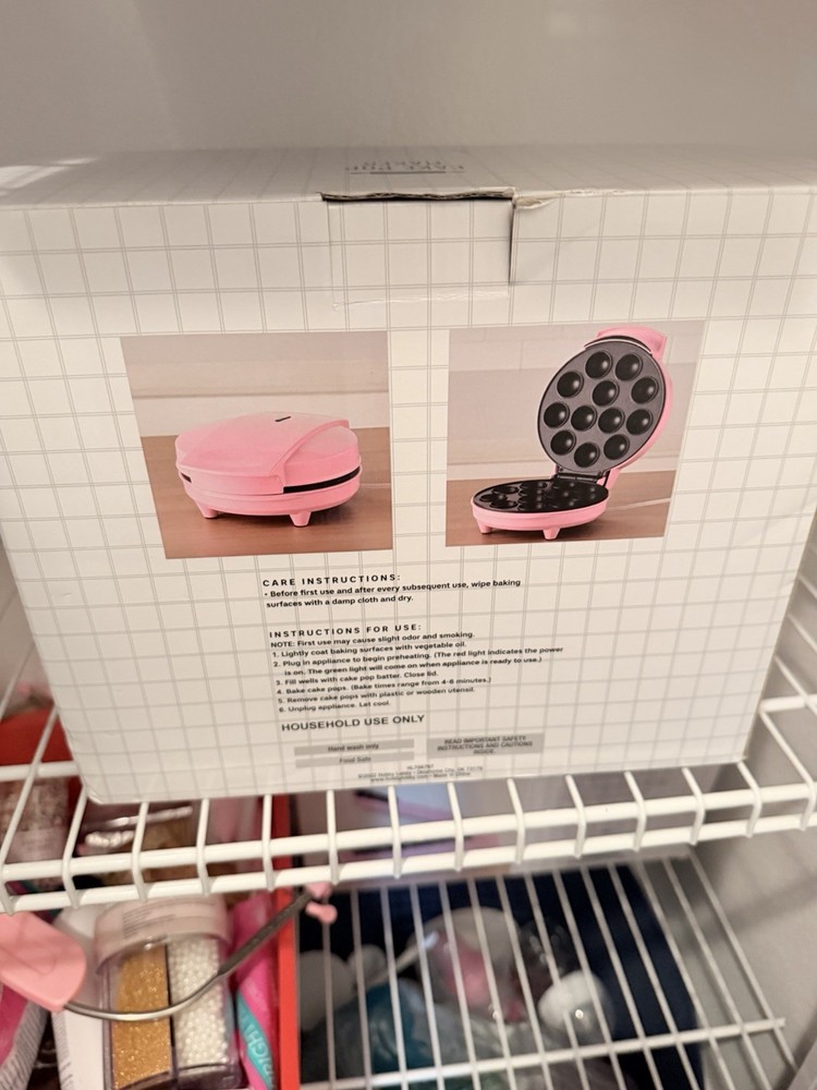 Bella H1826 Pink Cake Pop Maker 12 Cake
